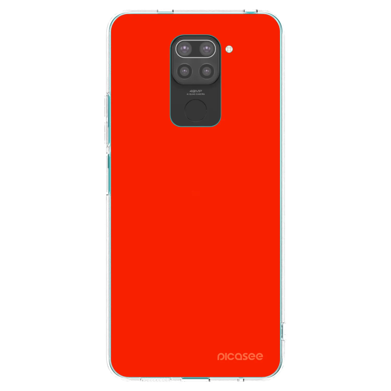 Picasee silikonski črni ovitek za Xiaomi Redmi Note 9 - Maranello Red