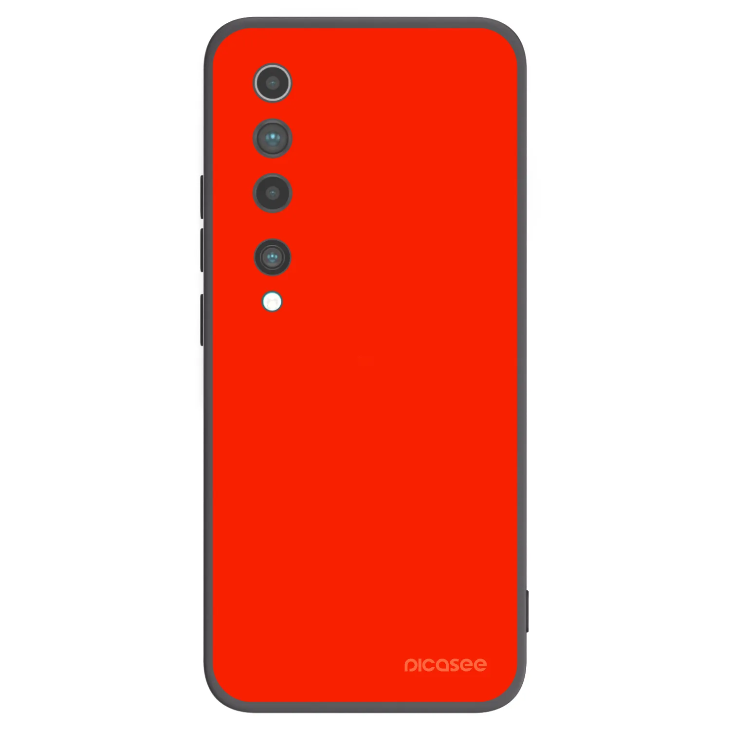 Picasee silikonski črni ovitek za Xiaomi Mi 10 - Maranello Red