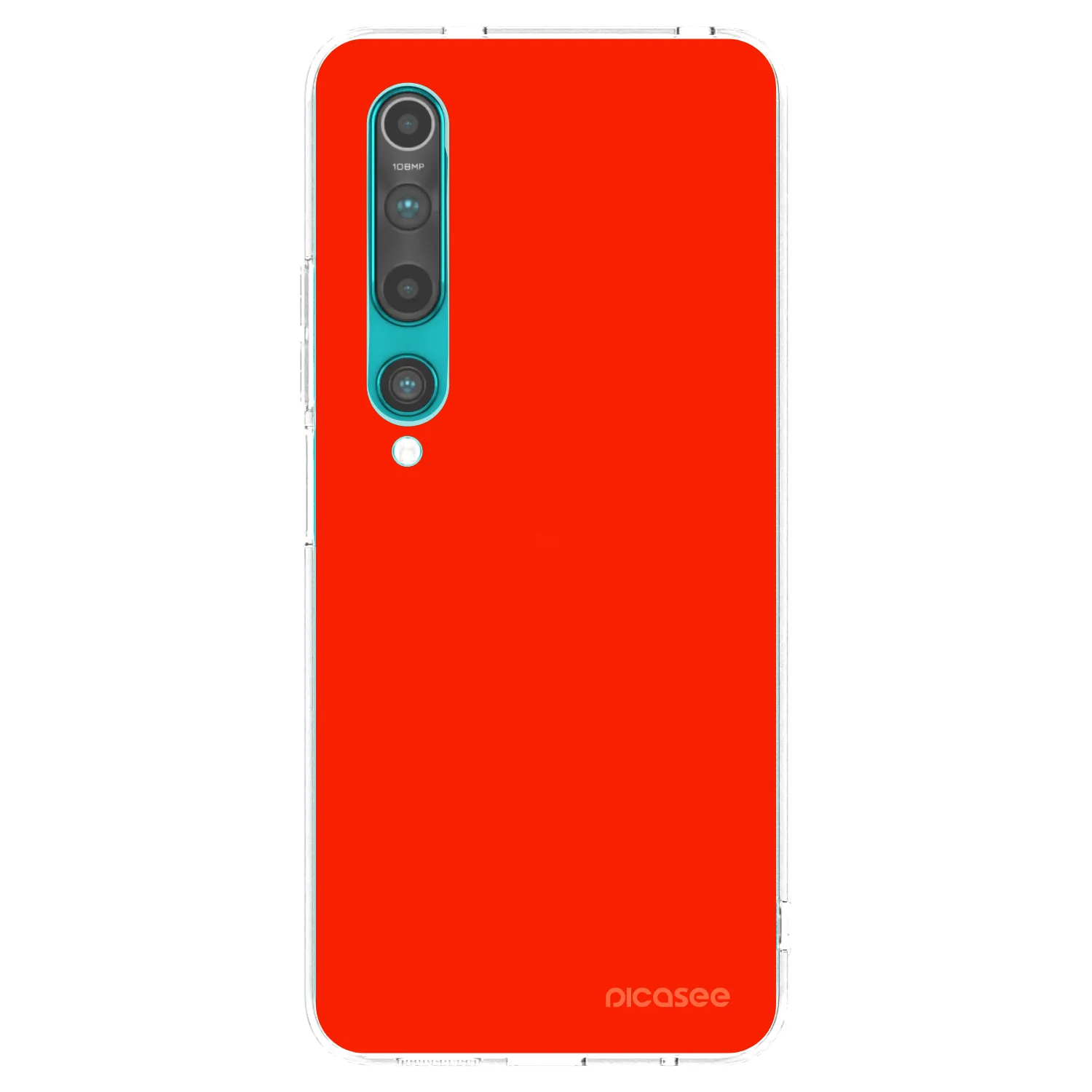 Picasee silikonski prozorni ovitek za Xiaomi Mi 10 - Maranello Red