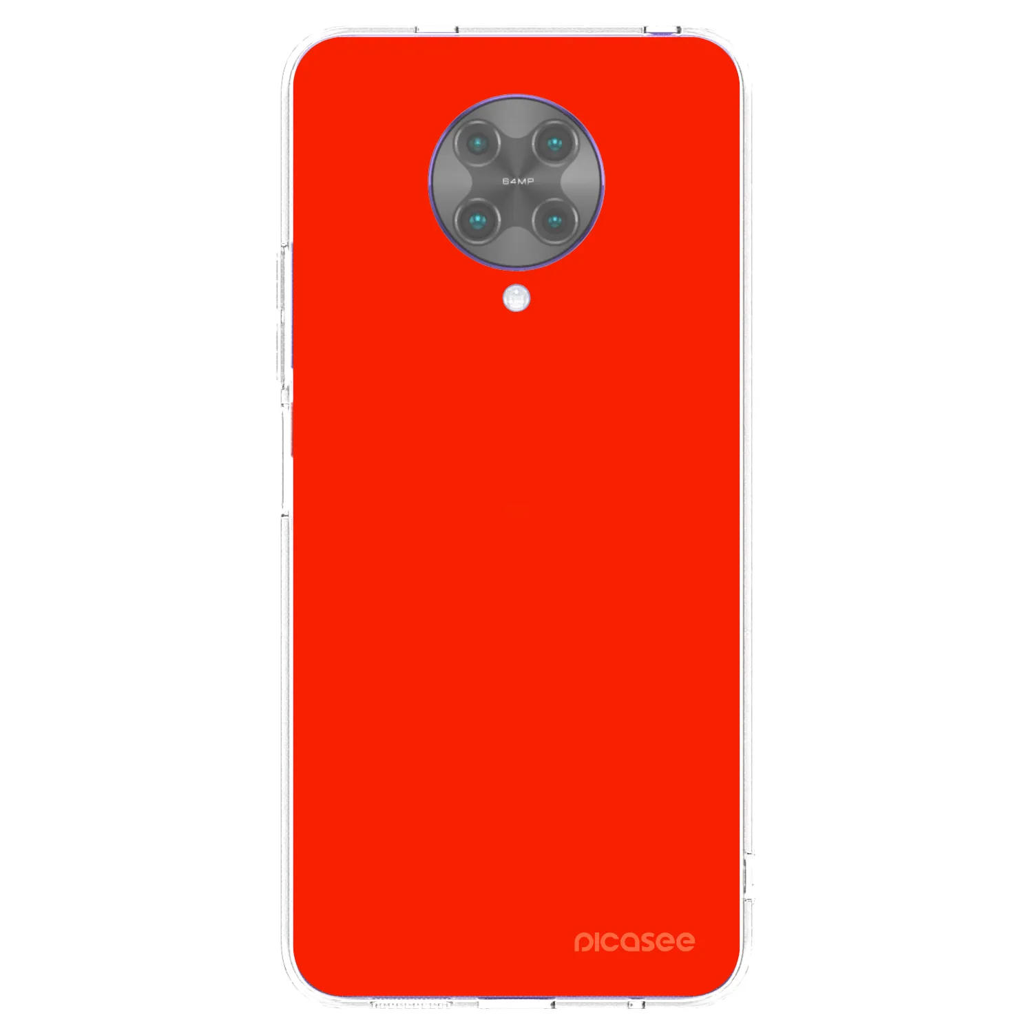 Picasee silikonski prozorni ovitek za Xiaomi Poco F2 Pro - Maranello Red