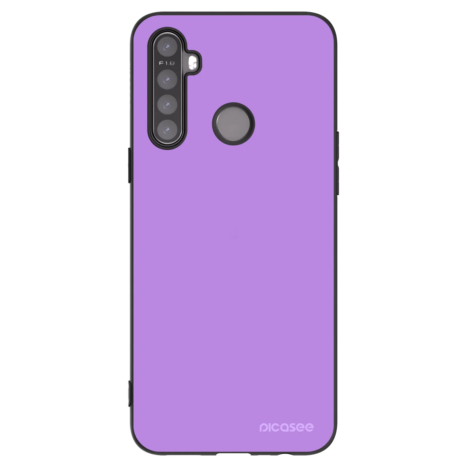 Picasee silikonski črni ovitek za Realme 6i - Mystic Melody