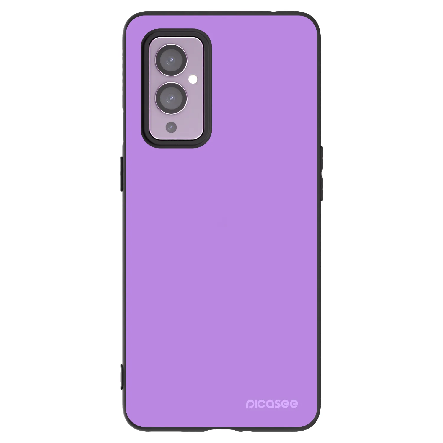 Picasee silikonski črni ovitek za OnePlus 9 - Mystic Melody
