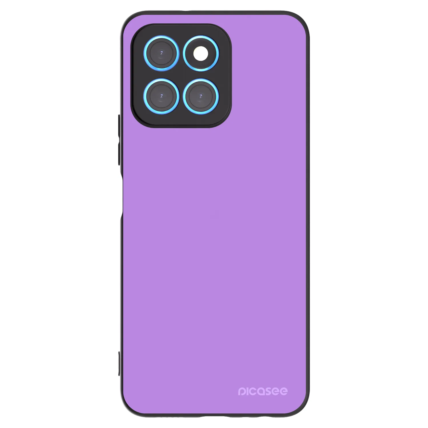 Picasee silikonski črni ovitek za Honor X8 5G - Mystic Melody