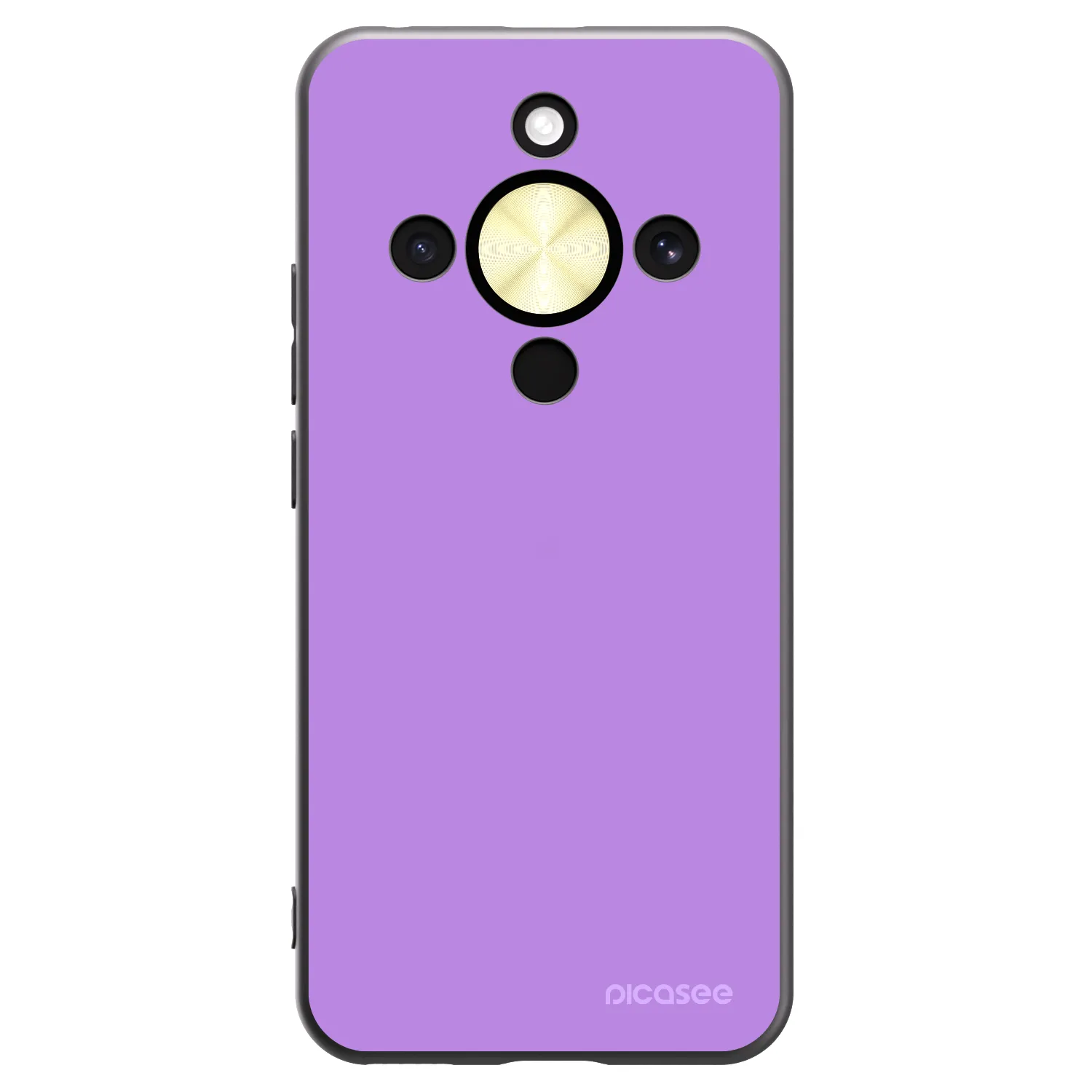 Picasee silikonski črni ovitek za Honor Magic8 Lite 5G - Mystic Melody