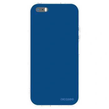 Picasee silikonski prozorni ovitek za Apple iPhone 6 Plus/6S Plus - Navy Blue