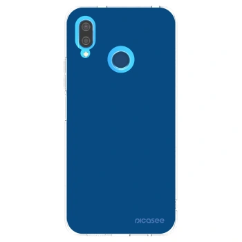Picasee silikonski prozorni ovitek za Huawei P20 Lite - Navy Blue