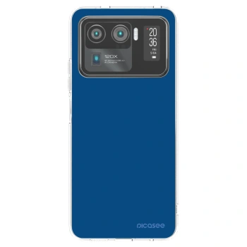 Picasee silikonski prozorni ovitek za Xiaomi Mi 11 Ultra - Navy Blue