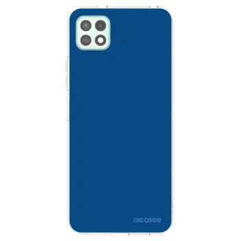 Picasee silikonski prozorni ovitek za Samsung Galaxy A22 A226B 5G - Navy Blue