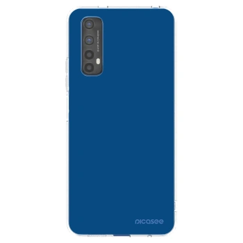 Picasee silikonski prozorni ovitek za Realme 7 - Navy Blue