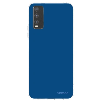 Picasee silikonski prozorni ovitek za Vivo Y20s - Navy Blue