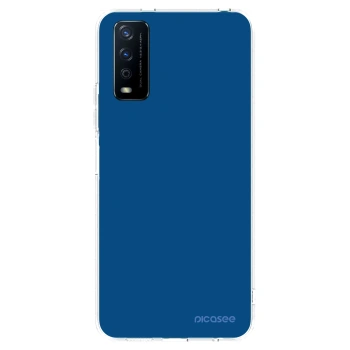 Picasee silikonski prozorni ovitek za Vivo Y11s - Navy Blue