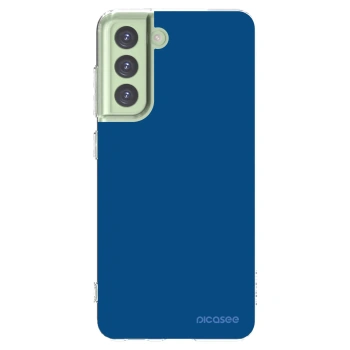 Picasee silikonski prozorni ovitek za Samsung Galaxy S21 FE 5G - Navy Blue
