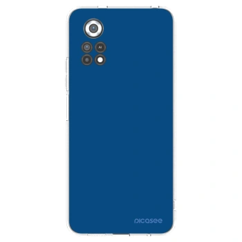 Picasee silikonski prozorni ovitek za Xiaomi Poco X4 Pro 5G - Navy Blue