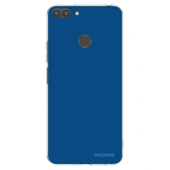 Picasee silikonski prozorni ovitek za Huawei P Smart - Navy Blue