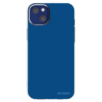 Picasee silikonski prozorni ovitek za Apple iPhone 14 Plus - Navy Blue