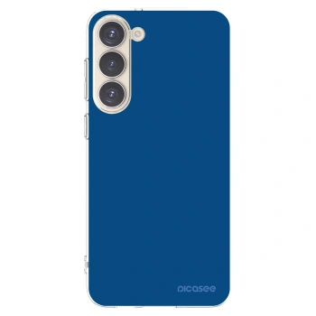 Picasee silikonski prozorni ovitek za Samsung Galaxy S23+ 5G - Navy Blue