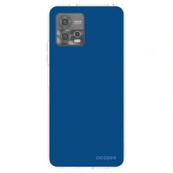 Picasee silikonski prozorni ovitek za Motorola Moto G72 - Navy Blue