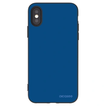 Picasee silikonski črni ovitek za Apple iPhone X/XS - Navy Blue