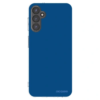 Picasee silikonski prozorni ovitek za Samsung Galaxy A14 4G A145R - Navy Blue