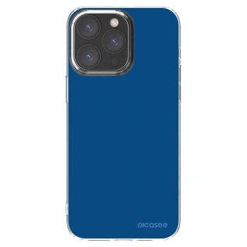 Picasee silikonski prozorni ovitek za Apple iPhone 15 Pro Max - Navy Blue
