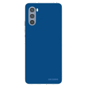 Picasee silikonski prozorni ovitek za Motorola Moto G62 - Navy Blue