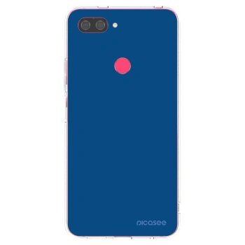 Picasee silikonski prozorni ovitek za Xiaomi Mi 8 Lite - Navy Blue