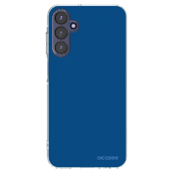 Picasee silikonski prozorni ovitek za Samsung Galaxy A15 A155F 4G - Navy Blue