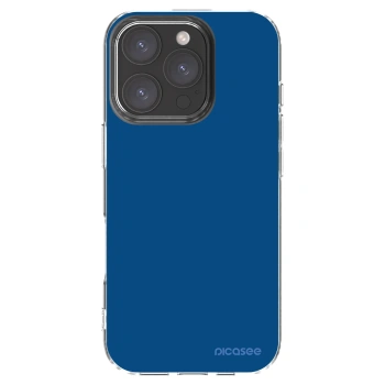 Picasee silikonski prozorni ovitek za Apple iPhone 16 Pro - Navy Blue