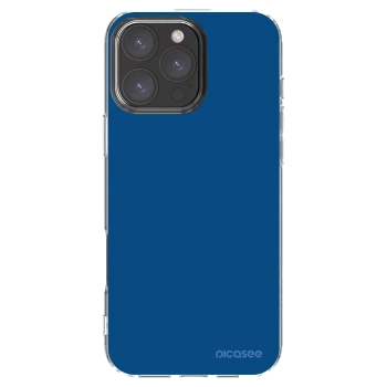 Picasee silikonski prozorni ovitek za Apple iPhone 16 Pro Max - Navy Blue