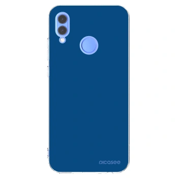 Picasee silikonski prozorni ovitek za Huawei P Smart 2019 - Navy Blue