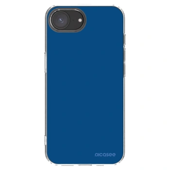 Picasee silikonski prozorni ovitek za Apple iPhone 16e - Navy Blue