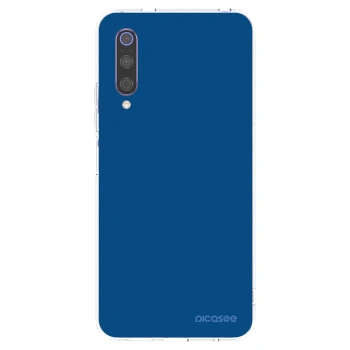 Picasee silikonski prozorni ovitek za Xiaomi Mi 9 - Navy Blue