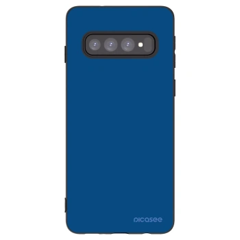 Picasee silikonski črni ovitek za Samsung Galaxy S10 G973 - Navy Blue