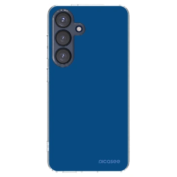 Picasee silikonski prozorni ovitek za Samsung Galaxy S25 5G - Navy Blue