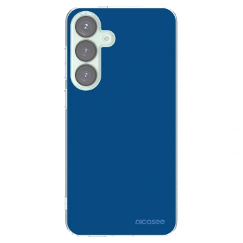 Picasee silikonski prozorni ovitek za Samsung Galaxy S25+ 5G - Navy Blue