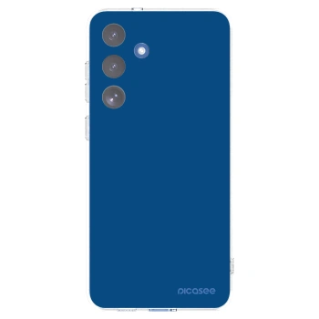 Picasee silikonski prozorni ovitek za Samsung Galaxy S25 FE 5G - Navy Blue