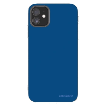 Picasee silikonski prozorni ovitek za Apple iPhone 11 - Navy Blue