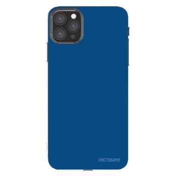Picasee silikonski prozorni ovitek za Apple iPhone 11 Pro Max - Navy Blue