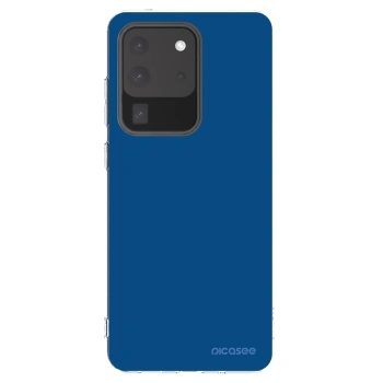 Picasee silikonski prozorni ovitek za Samsung Galaxy S20 Ultra 5G G988F - Navy Blue