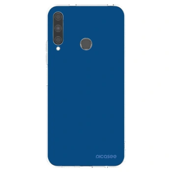 Picasee silikonski prozorni ovitek za Huawei P40 Lite E - Navy Blue