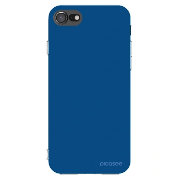 Picasee silikonski prozorni ovitek za Apple iPhone SE 2020 - Navy Blue
