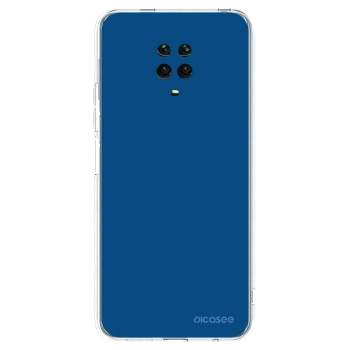 Picasee silikonski prozorni ovitek za Xiaomi Redmi Note 9 Pro - Navy Blue