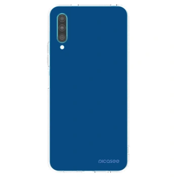Picasee silikonski prozorni ovitek za Samsung Galaxy A30s A307F - Navy Blue