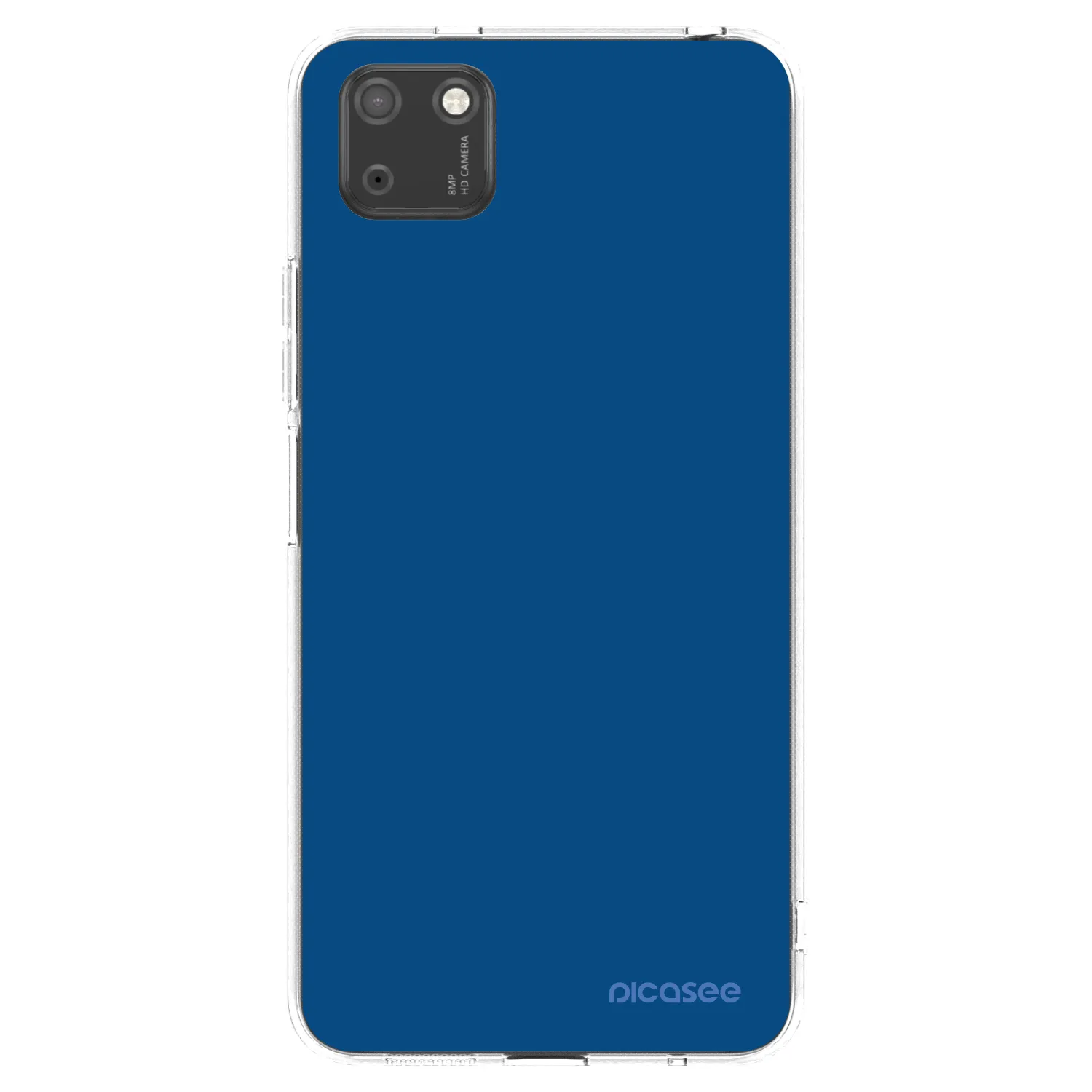 Picasee silikonski prozorni ovitek za Huawei Y5P - Navy Blue