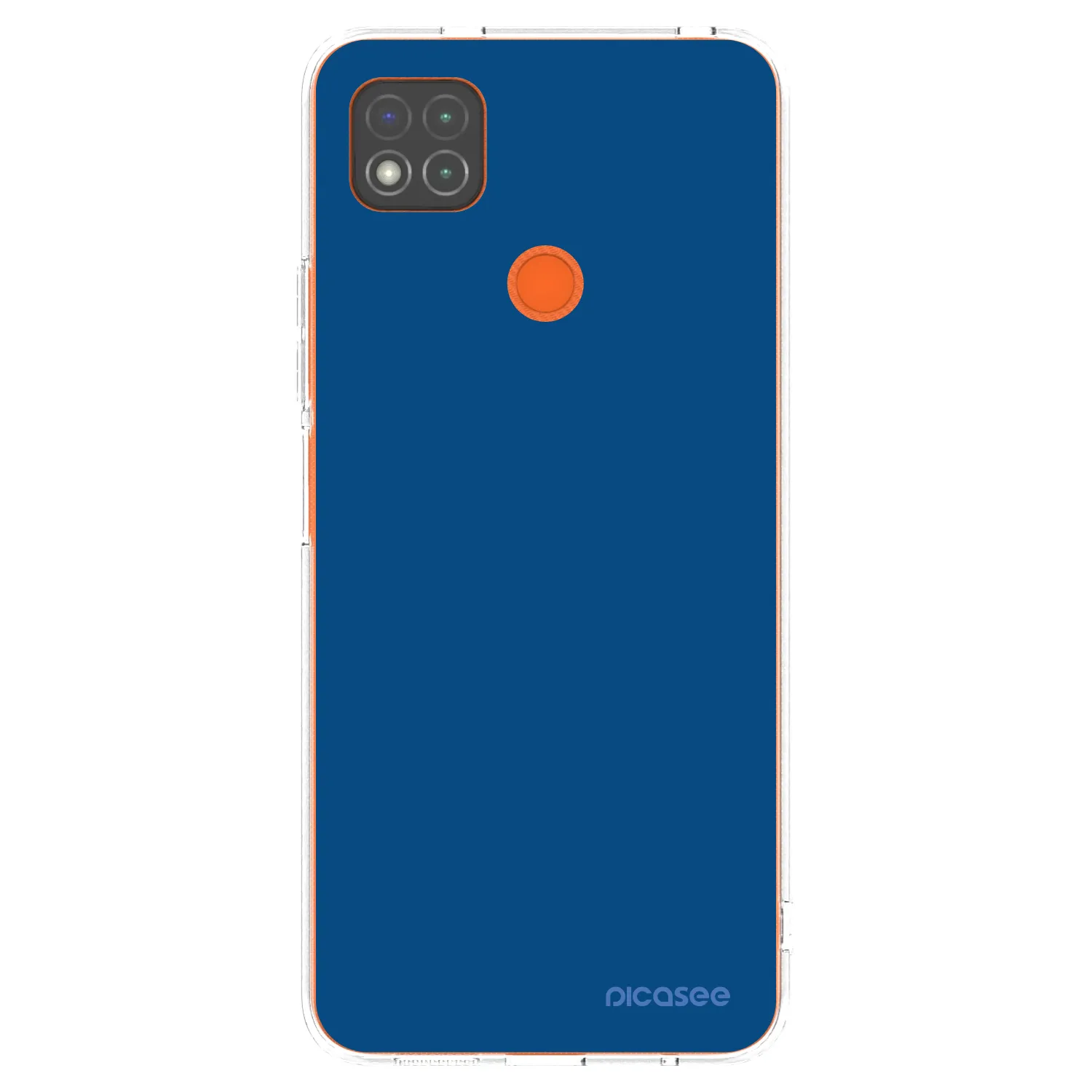 Picasee silikonski prozorni ovitek za Xiaomi Redmi 9C - Navy Blue