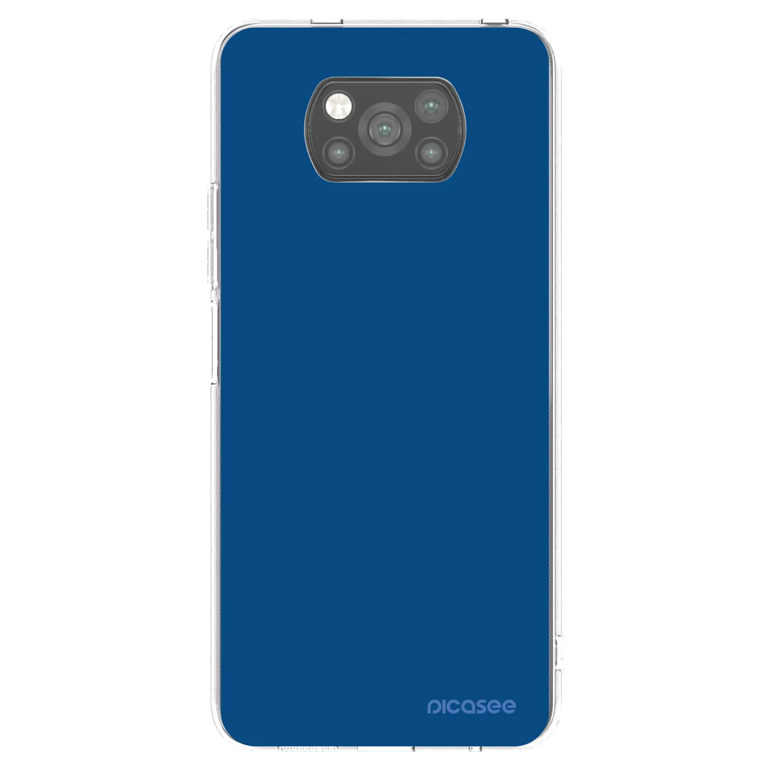 Picasee silikonski črni ovitek za Xiaomi Poco X3 - Navy Blue