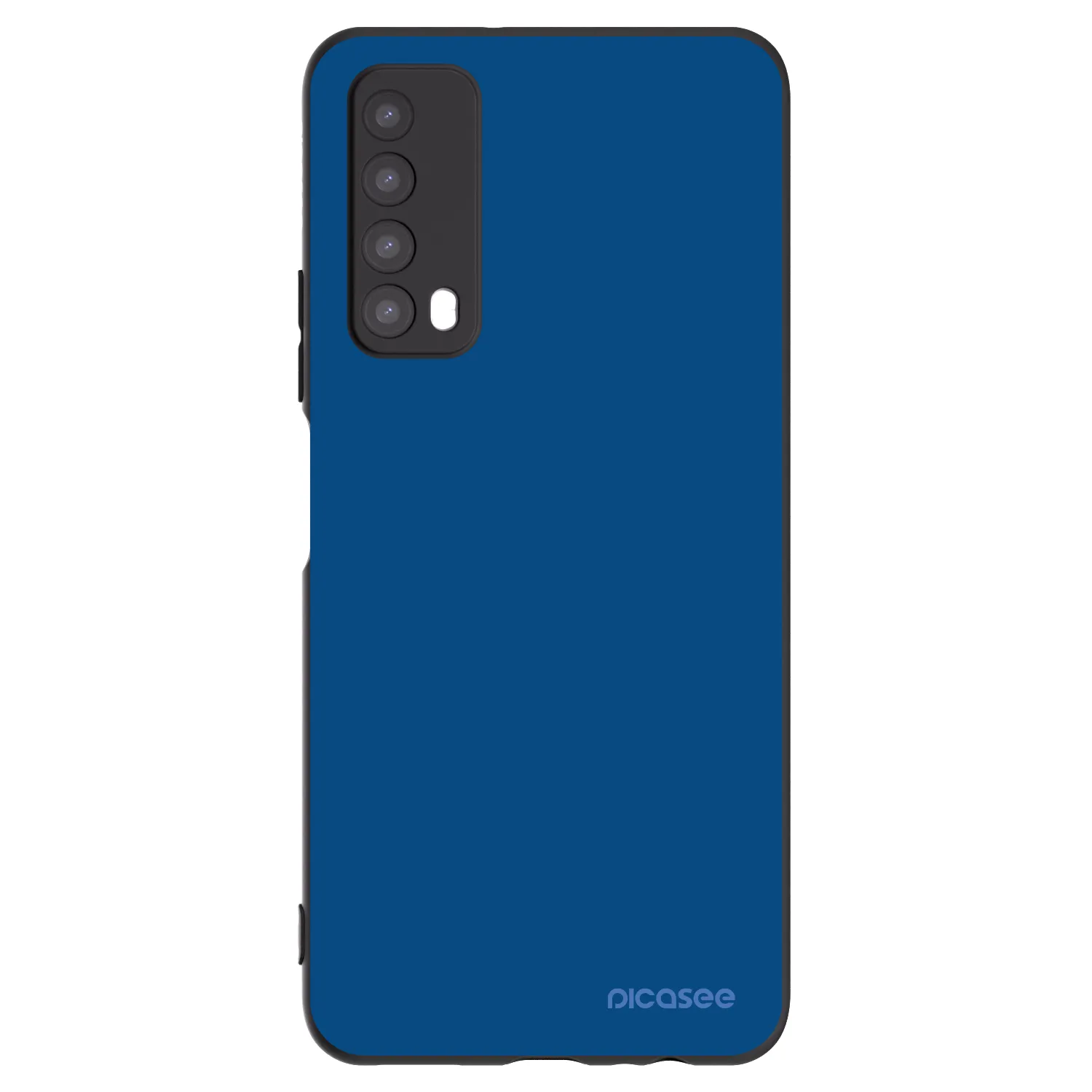 Picasee silikonski črni ovitek za Huawei P Smart 2021 - Navy Blue