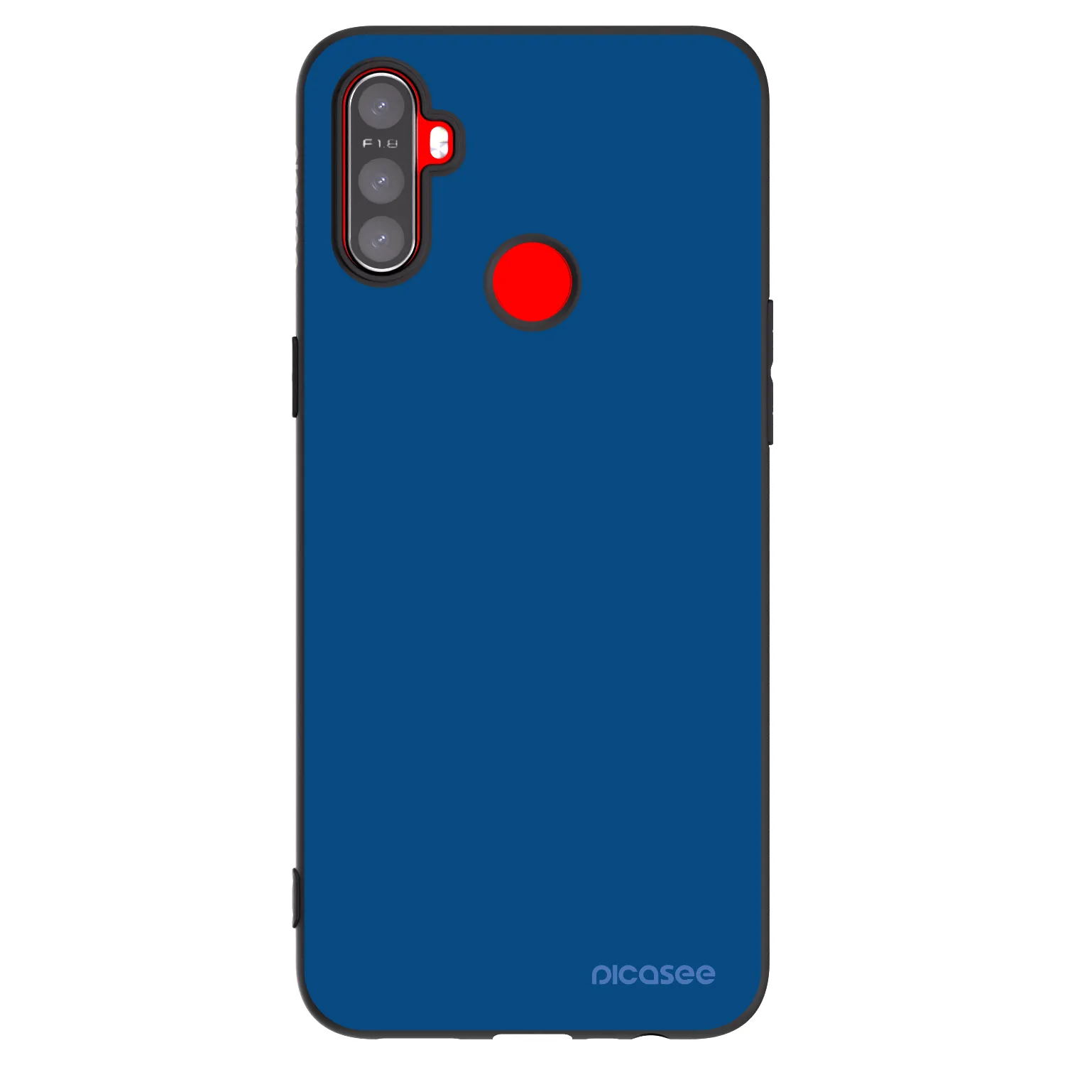 Picasee silikonski črni ovitek za Realme C3 - Navy Blue