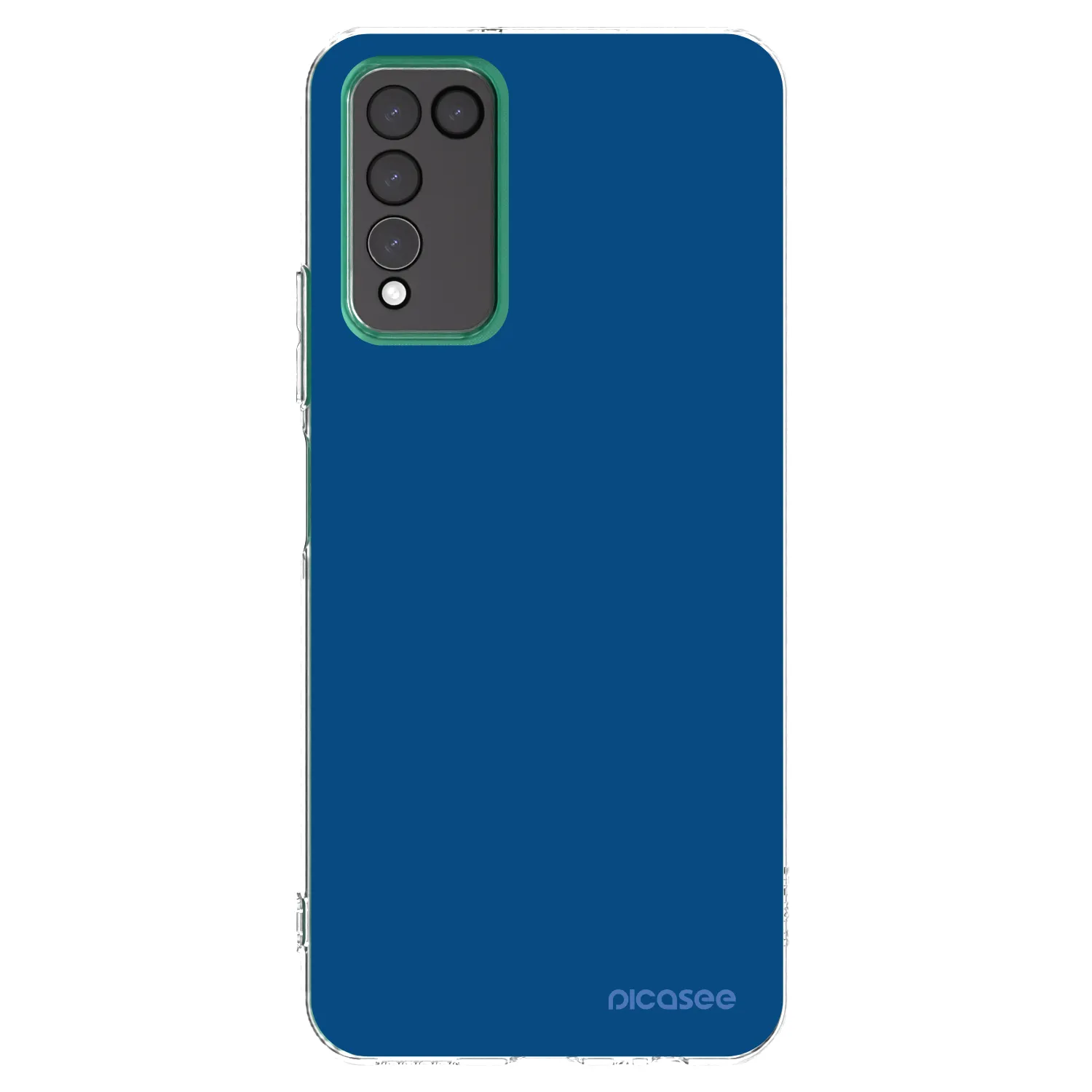 Picasee silikonski prozorni ovitek za Honor 10X Lite - Navy Blue