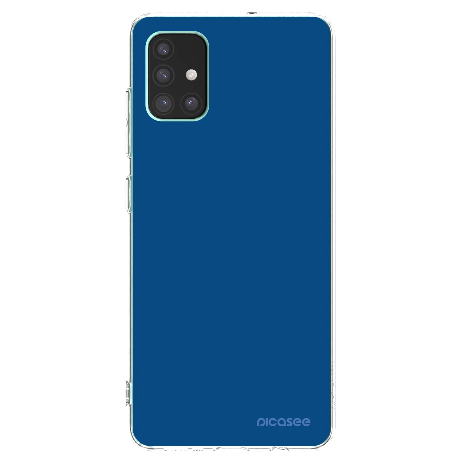 Picasee silikonski prozorni ovitek za Samsung Galaxy M51 M515F - Navy Blue